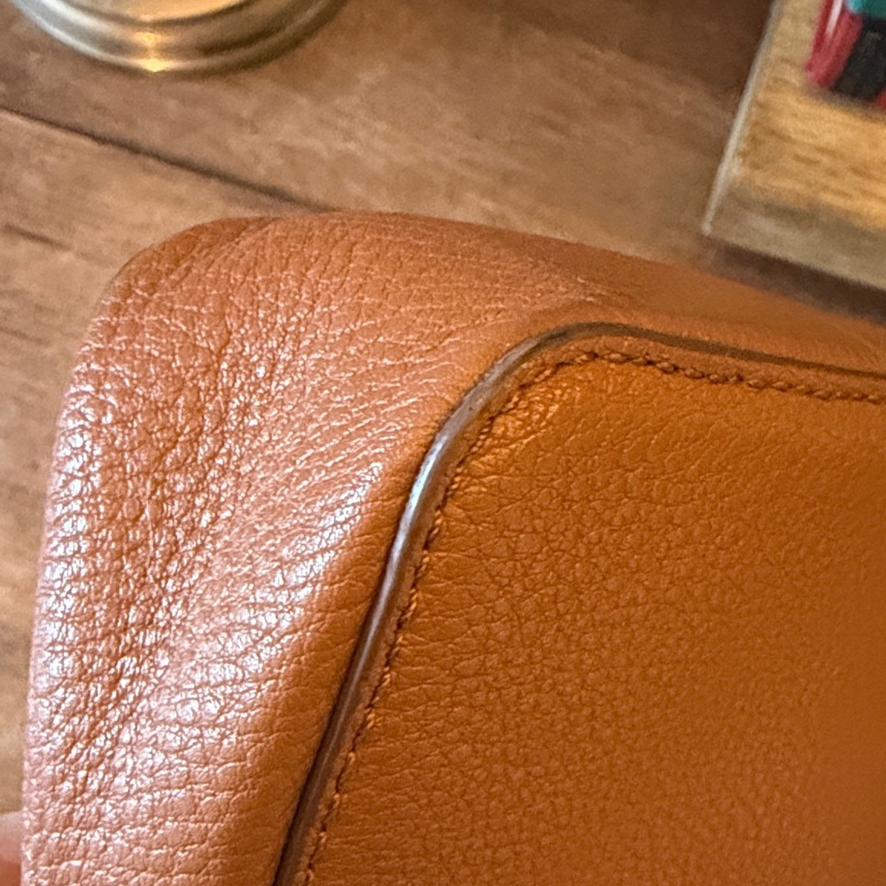 Kate Spade Brown Pebbled Leather Tassel Crossbody Bag - Picture 8 of 10